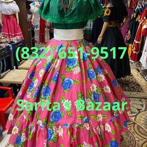 Mexican clothing and accessories sizes available